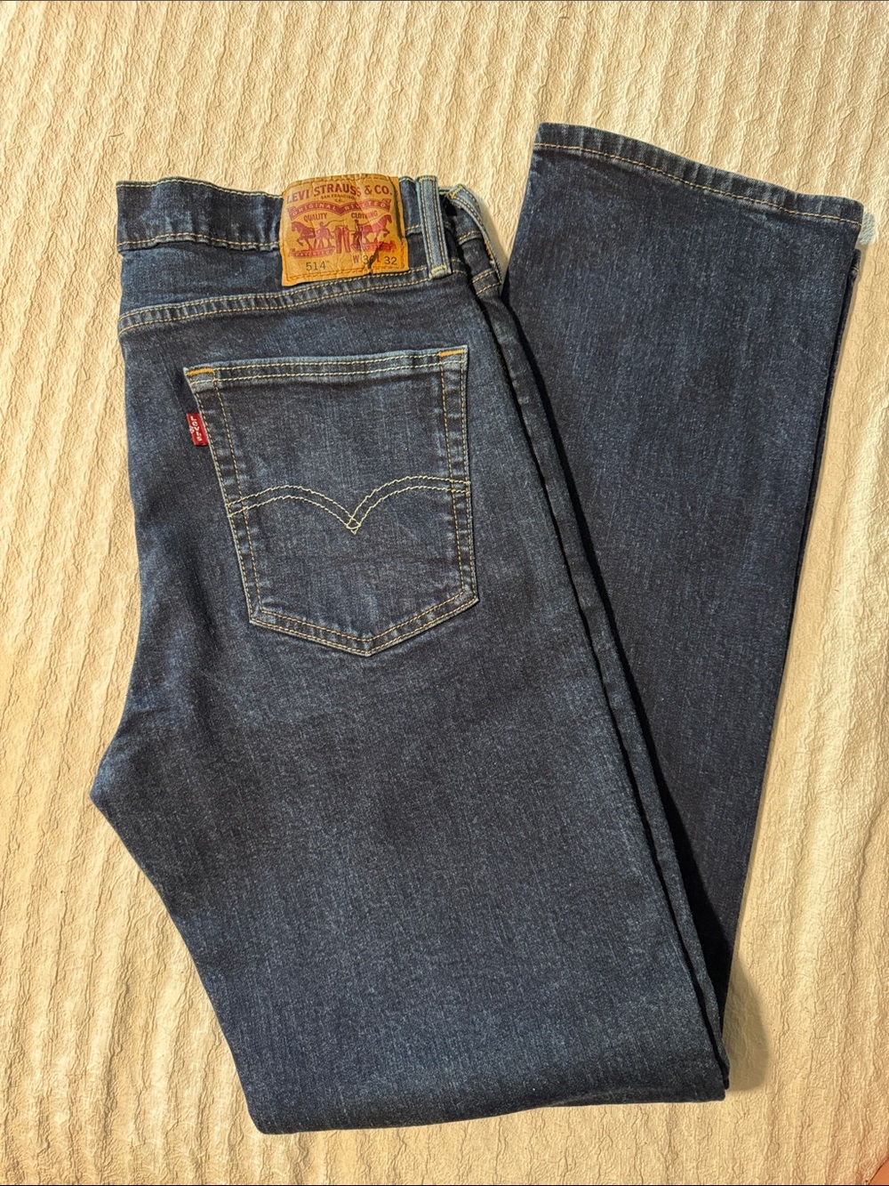 Levi's Men's 514 Indigo Straight-Leg Jeans